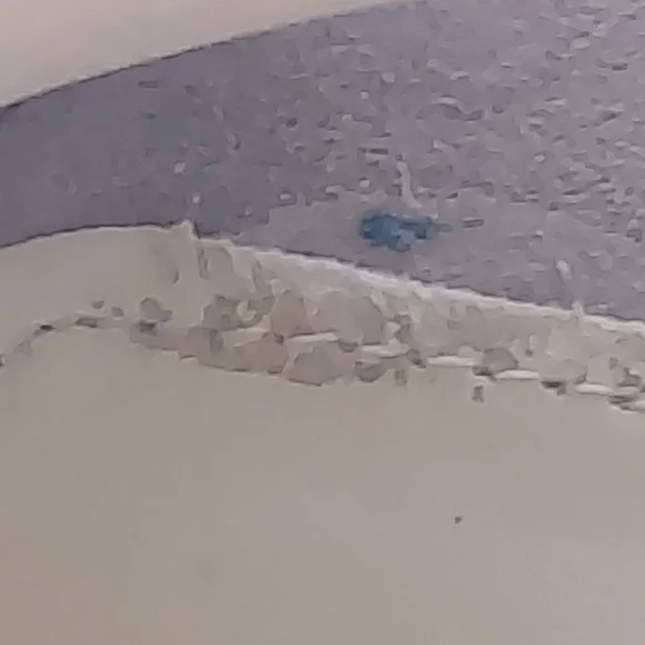 Marc Fisher HAYO Blush Pink Suede Cork Heel Wedges Scalloped Detail Size 11 - Picture 10 of 11